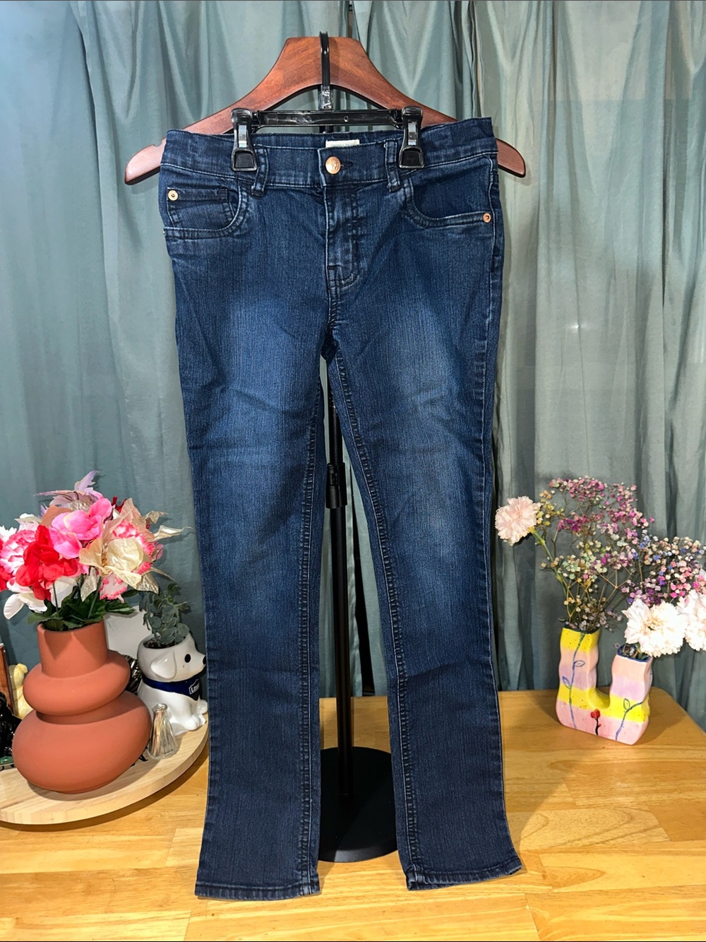 The Children's Place Navy Blue Kids Jeans - Straight Leg